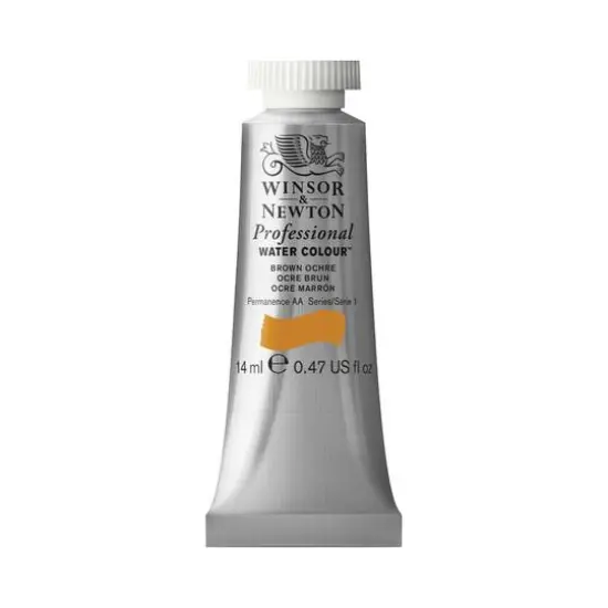Winsor & Newton® Professional Water Colour™ Paint Tube, 14mL Brown Ochre {1}