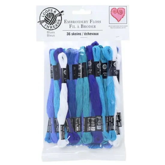 Blues Embroidery Floss By Loops & Threads&reg; {1}