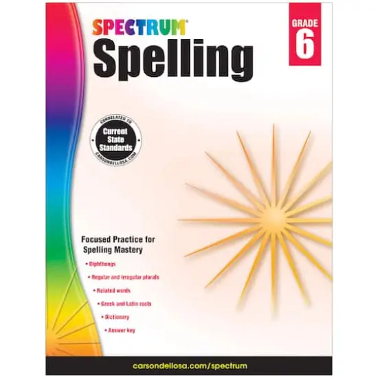 Spectrum&reg; Spelling Workbook, Grade 6 {1}