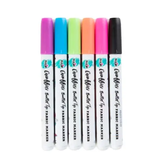 Tulip&reg; Graffiti Fabric Paint Markers&trade;, Neon {1}