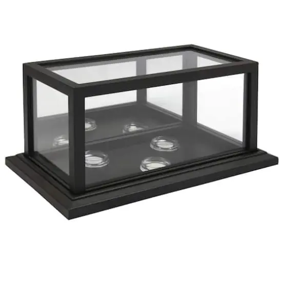 Black 3 Baseball Display Case with Mirror Back by Studio D&eacute;cor&reg; {1}