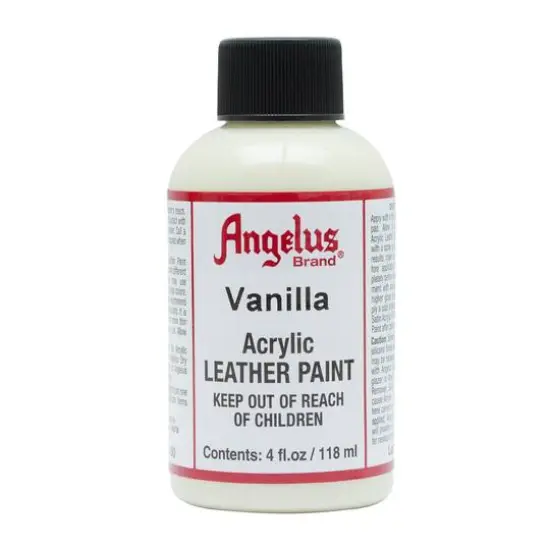 Angelus&reg; Acrylic Leather Paint, 4oz. Vanilla {1}