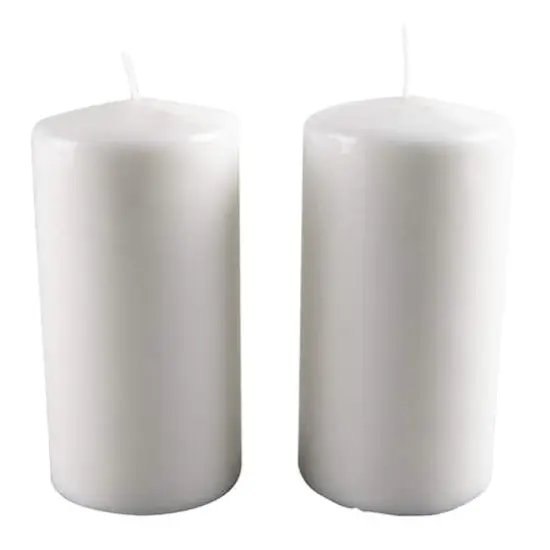 6" Pillar Candle Pair by Ashland&reg; White {1}