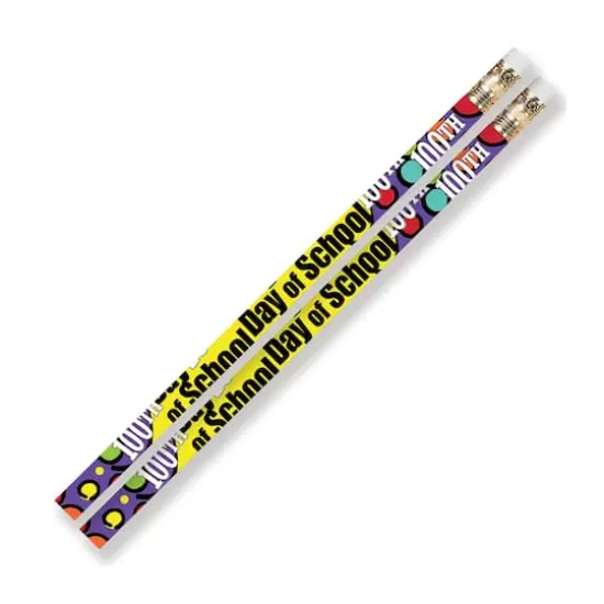 Musgrave Pencil 100th Day Of School Motivational Pencils, 144 Pack {1}