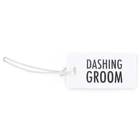 Hortense B. Hewitt Co. Dashing Groom Luggage Tag {1}