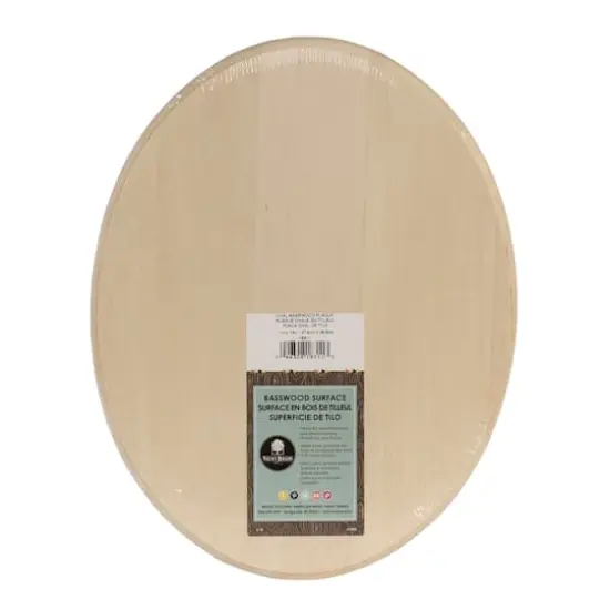 Basswood Oval Plaque by Make Market&reg; {5}