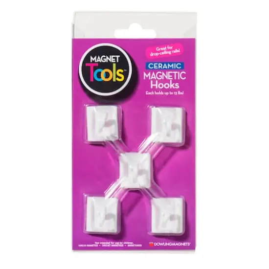 Ceramic Ceiling Hooks, 3 Sets {4}