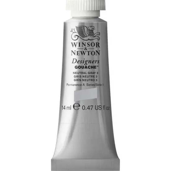 Winsor & Newton&reg; Designers Gouache Neutral Grey No 3 {1}
