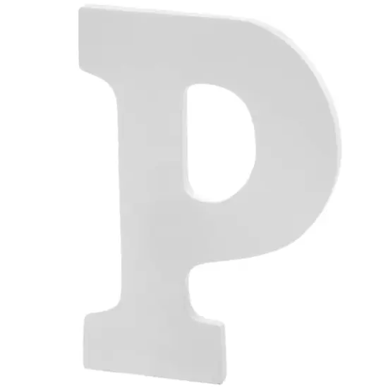 9" White MDF Whimsy Letter by Make Market&reg; P {1}