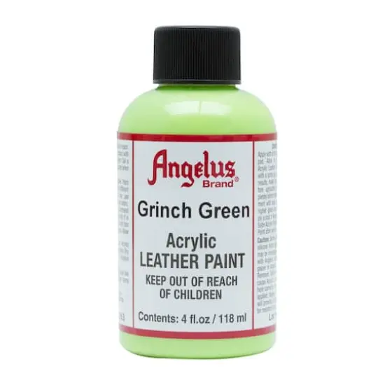 Angelus&reg; Acrylic Leather Paint, 4oz. Grinch Green {1}