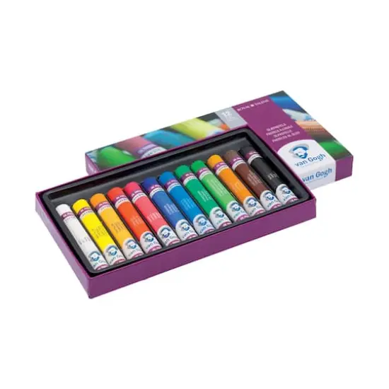 Royal Talens Van Gogh Oil Pastel 12 Color Set {3}