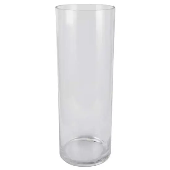 15" Clear Glass Cylinder Vase by Ashland&reg; {1}