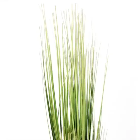 37.75" Green & Yellow Artificial Onion Grass Bundle Wrapped with Tan Rope {3}