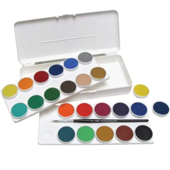 Grumbacher&reg; Transparent Watercolor Pan Set {1}