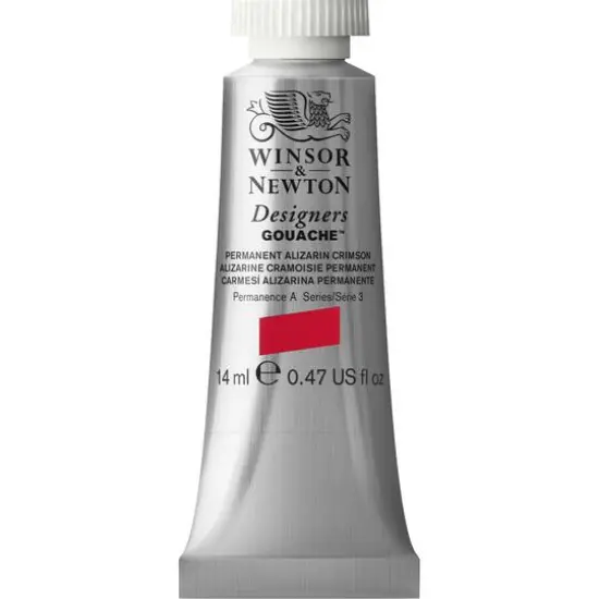 Winsor & Newton&reg; Designers Gouache Permanent Alizarin Crimson {1}