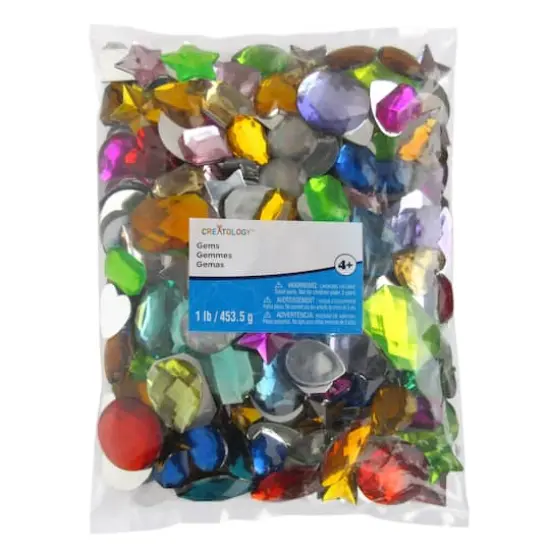 Creatology&trade; Acrylic Gems, Large Assorted {3}