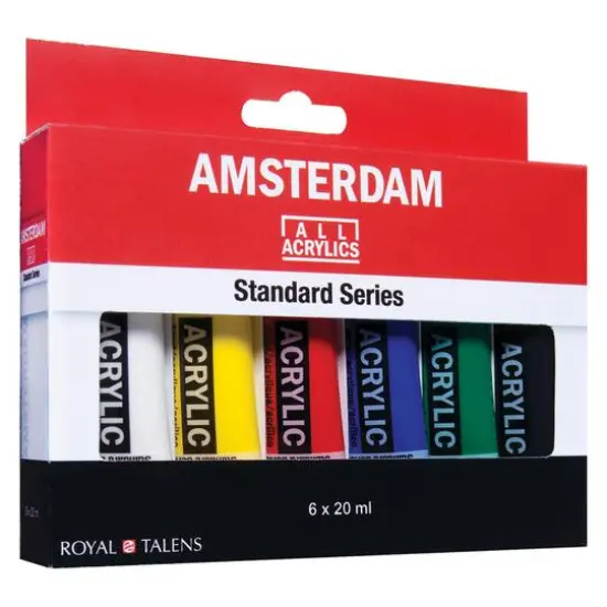 Amsterdam Standard Acrylic Paint, 6 Color Set {1}