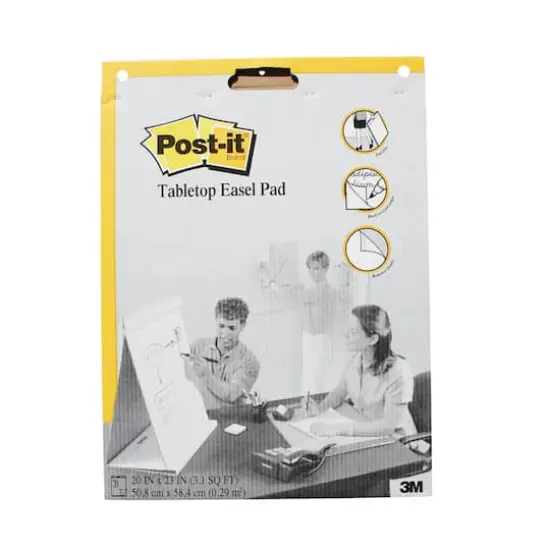 Post-it&reg; Self-Stick Tabletop Easel Pad {1}