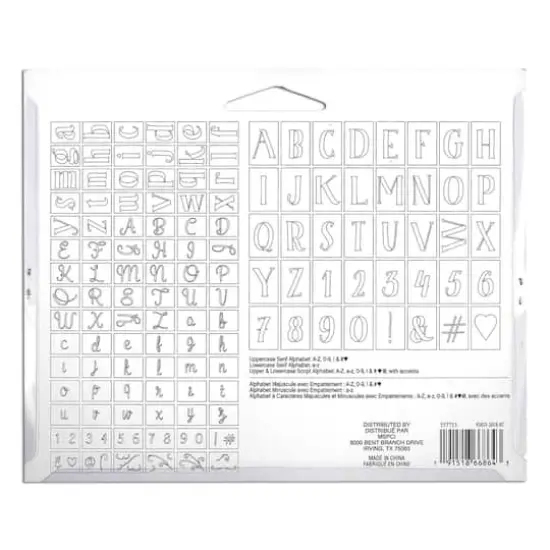 Letter Stencils Value Pack by Craft Smart&reg; {3}