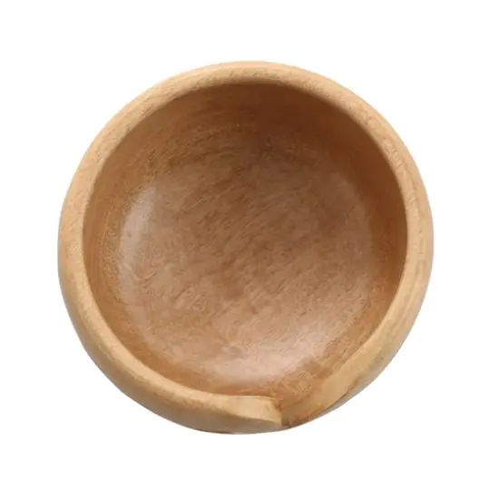 Mango Wood Yarn Bowl with Mother of Pearl by Loops & Threads&trade; {4}