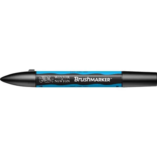 Winsor & Newton&reg; BrushMarker&reg; Cyan {4}