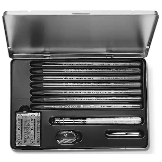 Cretacolor&reg; Monolith Graphite Pencil Tin Box Set {1}