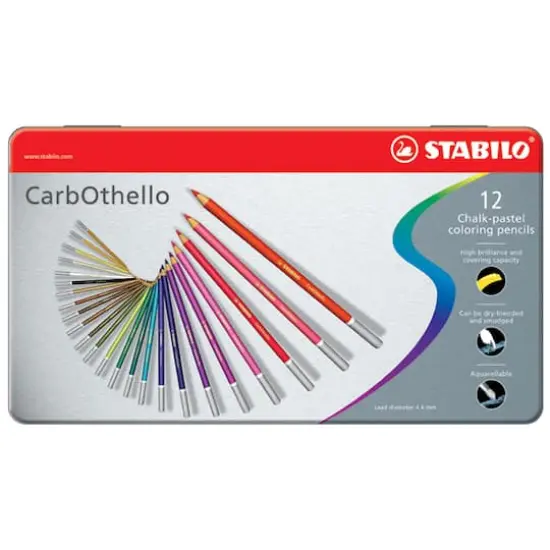 Stabilo&reg; CarbOthello&reg; Pastel Pencil Set, 12ct. {1}