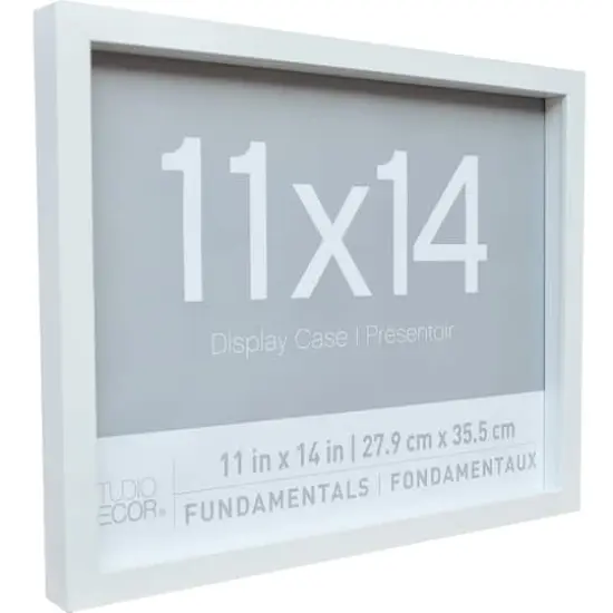 2 Pack Fundamentals 11" x 14" White Shadow Boxes by Studio D&eacute;cor&reg; {3}