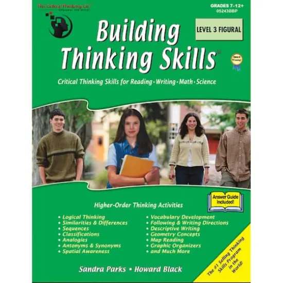 The Critical Thinking Co.&trade; Building Thinking Skills&reg; Level 3 Figural, Grades 7-12 {1}
