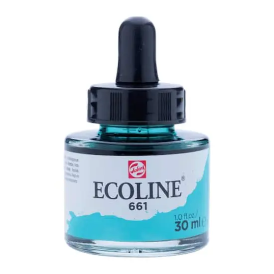 Ecoline&reg; Liquid Watercolour, 30ml Jar Turquoise Green {1}