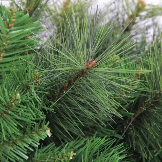 30" Unlit Canyon Pine Teardrop Swag {3}