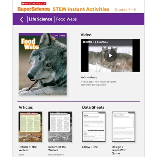 SuperScience Stem Instant Activities, Grades 4-6 {4}