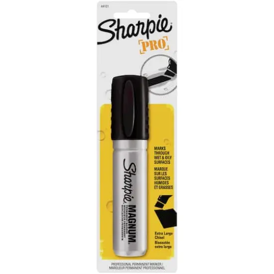 Sharpie&reg; Magnum&reg; Black Extra Large Chisel Marker {4}