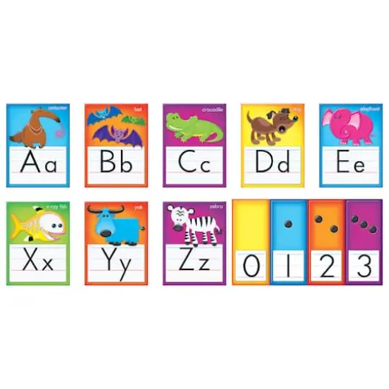 Trend Enterprises Awesome Animals Alphabet Cards Bulletin Board Set {3}
