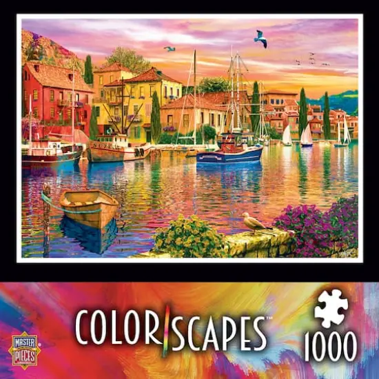 Assorted MasterPieces&reg; Colorscapes&trade; Linen Jigsaw Puzzle {5}