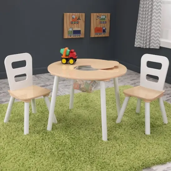 KidKraft Round Storage Table & Chair Set {3}