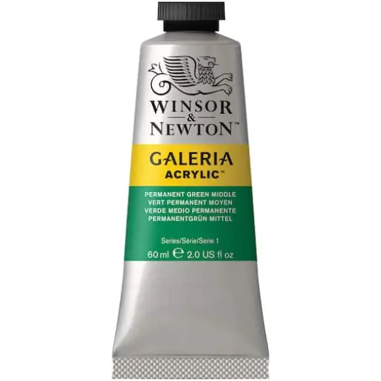Winsor & Newton&trade; Galeria Acrylic&trade;, 60mL Permanent Green Middle {1}