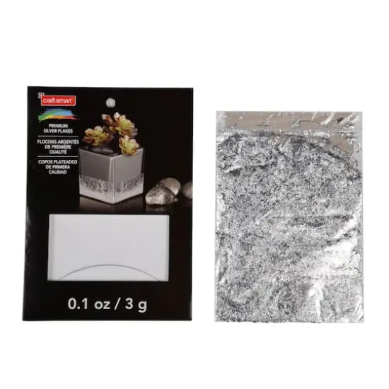 Premium Silver Flakes by Craft Smart&reg; {7}