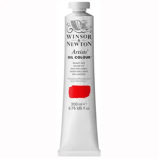 Winsor & Newton&reg; Artists' Oil Colour&trade;, 200mL Bright Red {1}