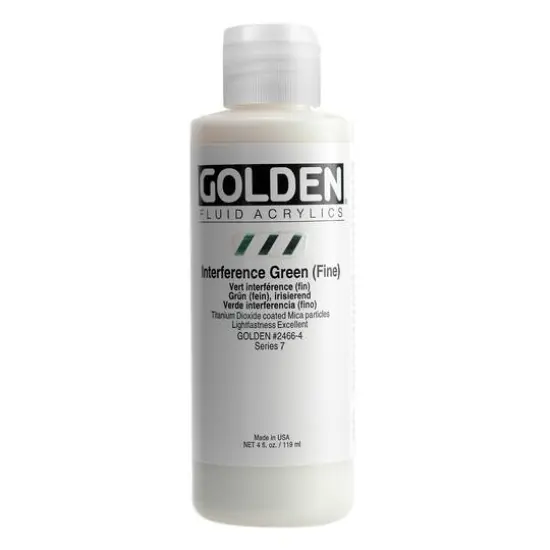 Golden® Fluid Interference Acrylics 4oz. Interference Green (Fine) {1}