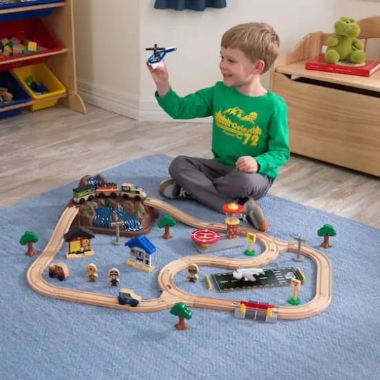 KidKraft Bucket Top Mountain Train Set {4}