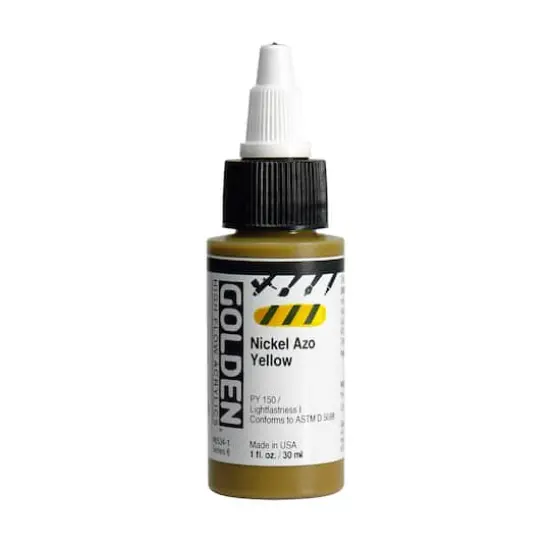Golden&reg; High Flow Acrylics, 1oz. Nickel Azo Yellow {1}