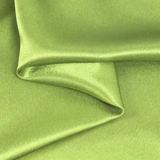 Lime Green Crepe Back Satin {1}