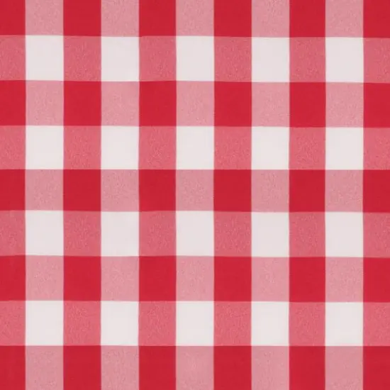 Red Picnic Check Poplin {1}