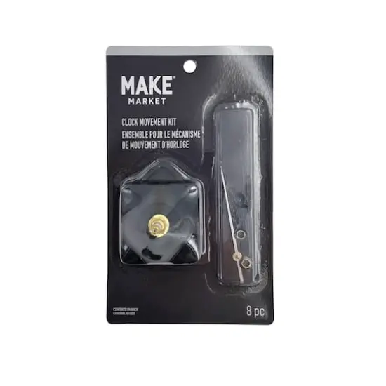3/8" Clock Movement Kit with Black Hands by Make Market&reg; {7}