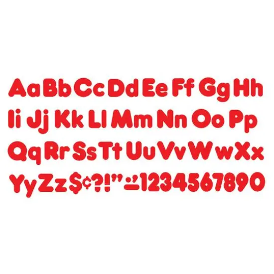 Trend Enterprises&reg; 4" Casual Combination Ready Letters&reg;, 6 Packs Apple Red {4}
