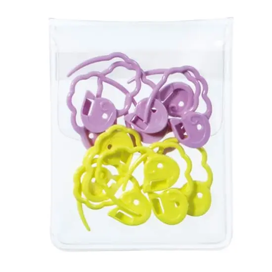Clover&reg; Quick-Locking Stitch Markers, Large {4}