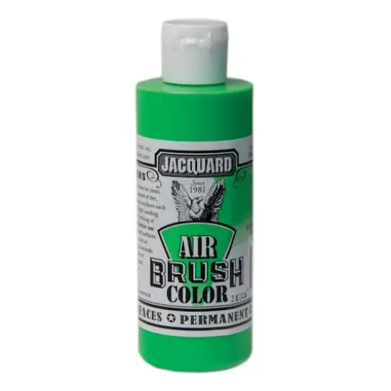 Jacquard Airbrush Color, 4oz. Fluorescent Green {1}