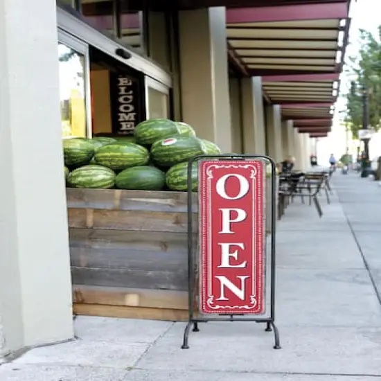 Hello Honey&reg; Framed Open/Closed Sign {3}