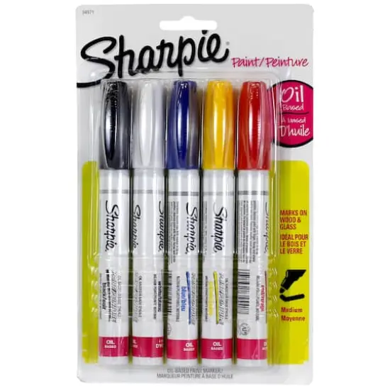 Sharpie&reg; Oil-Based Paint Markers, Medium Point Primary Set {1}